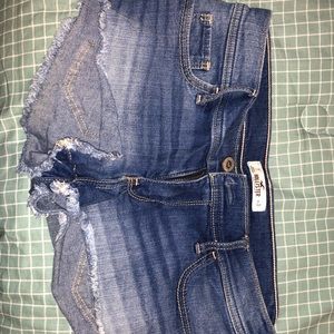 Hollister jean shorts